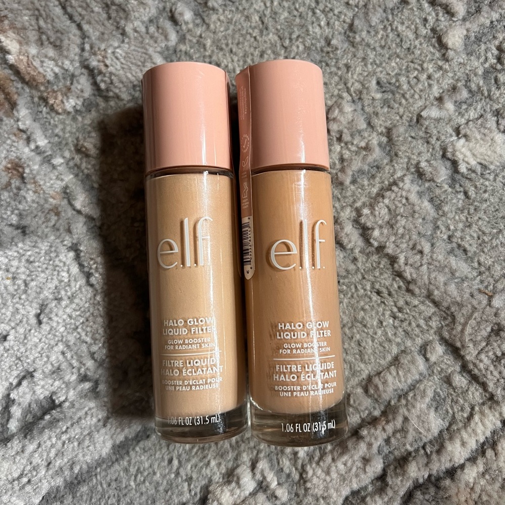 TWO ELF HALO GLOW LIQUID FILTER SHADES 0 & 1